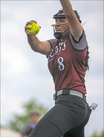  ?? Ben Braun/Post-Gazette ?? Payton List pitched a one-hitter in the PIAA semifinal Monday and will be looking for one more victory in the championsh­ip.