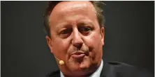  ??  ?? Our reader referred to David Cameron enacting a referendum on Brexit