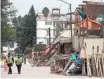  ?? AP ?? Collapsed school in Mexico City after earthquake.