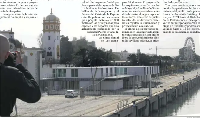  ?? JUAN CARLOS MUÑOZ ?? Una vista de la terminal de cruceros, cuya segunda fase ha resultado también nominada.