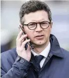  ??  ?? ■ Trainer Roger Varian