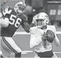  ?? USA TODAY SPORTS ?? Miami must decide if a full offseason and training camp are enough to help Tua Tagovailoa develop into the franchise quarterbac­k.