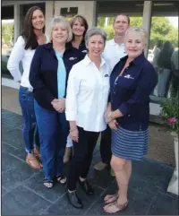  ?? Submitted photo ?? HELPFUL STAFF: The friendly and helpful staff of Security Bank is dedicated to their customers. From front left are Jackie Graves, Elidia James, Marilee Moreland; back, Valerie Brasfield, Maylonda Chadick and Buck Smith.