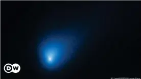  ??  ?? La foto facilitada por la NASA muestra el cometa 2I/Borisov, visto por el telescopio espacial Hubble.