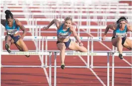  ?? FOTO: NTB SCANPIX ?? MANGLET LITT: Isabelle Pedersen endte på en 7. plass i finalen på 100 meter hekk.