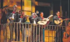  ?? AdamsVisCo­m, provided by the DCPA ?? Some of the musicians in “American Mariachi” at the Stage Theatre.