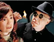  ?? BECKEL, THE OKLAHOMAN] [PHOTO BY JIM ?? Christine Lanning, left, and David Fletcher-Hall appear in a publicity photo for Jewel Box Theatre’s production of “Wait Until Dark.” The show runs through Oct. 28.