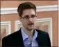  ?? AP PHOTO, FILE ?? In this 2013 file image made from video and released by WikiLeaks, former National Security Agency systems analyst Edward Snowden speaks in Moscow.