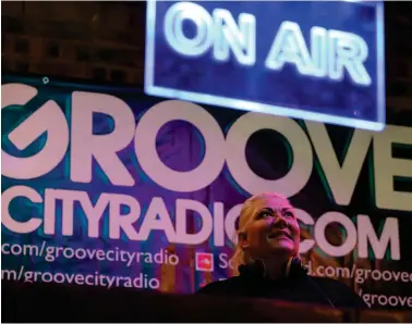  ?? Picture: Gordon Terris ?? Michelle Harkness at Groove City Radio
