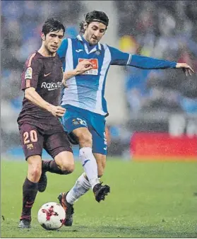  ?? FOTO: GETTY IMAGES ?? Sergi Roberto, de 25 años, quiere quedarse más tiempo en el Barça