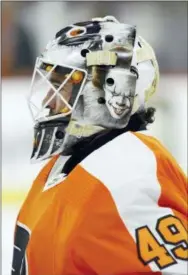  ?? TOM MIHALEK — THE ASSOCIATED PRESS ?? With Michal Neuvirth’s status unknown, Alex Lyon is expected to get the start in goal when the Flyers host the Montreal Canadiens Tuesday night at the Wells Fargo Center.