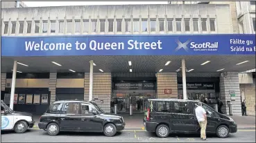  ??  ?? Queen Street station’s upper level has been closed since March due to work on the Queen Street tunnel