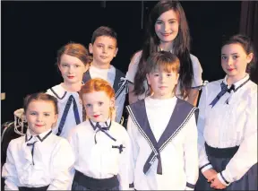  ??  ?? A section of the cast in the exceptiona­l performanc­e of ‘The Sound of Music’, who will now feature in the Everyman Theatre, Cork City for a one night only showing on June 6.