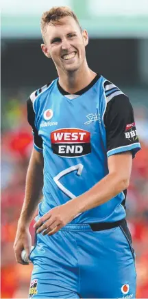  ?? Picture: AAP IMAGE ?? Billy Stanlake, who plays in the Big Bash League for Adelaide Strikers, wants to push the pace boundaries.