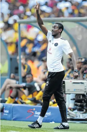  ?? /GALLO IMAGES ?? Rhulani Mokwena feels coaching success has nothing to with previous experience – he’s never played profession­al football.