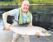  ??  ?? Mark Torrance with his catch at Kercock.