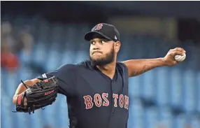  ?? DAN HAMILTON/USA TODAY SPORTS ?? Eduardo Rodriguez won 19 games for the Red Sox in 2019 and was expected to lead their rotation this season until he developed complicati­ons related to COVID-19 that will keep him from pitching in 2020.