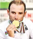  ?? AFP ?? El ciclista español Alejandro Valverde, ayer.