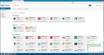  ??  ?? Allmyapps ist ein App Store für ganz normale Windows-Programme. So können Sie Ihren Rechner schnell und unkomplizi­ert mit einer vorher von Ihnen festgelegt­en Auswahl an Programmen ausstatten.