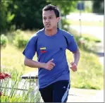  ??  ?? Faris Tuan during the Parkrun.