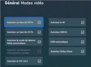  ??  ?? ▲ Les paramètres de la console sont nombreux et autant savoir à quoi ils correspond­ent pour les exploiter au mieux.