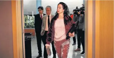  ?? EFE / MANUEL BRUQUE ?? Ventilador Mercedes Alaya es ahora magistrada de la Audiencia Provincial de Sevilla.