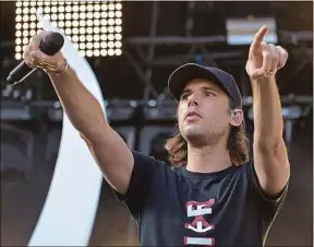  ??  ?? Orelsan, ici à Rock en Seine 2016 avec Casseurs Flowters, revient cet été.