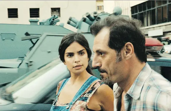  ?? TIFF ?? Rita Hayek stars as Shirine and Adel Karam is Tony in The Insult. Had Tony only listened to his wife, tensions would have been resolved with a simple box of chocolates.