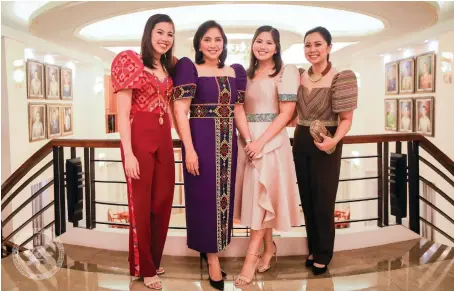  ?? Photo/Supplied ?? Vice President Leni Robredo with daughters Tricia, Jillian and Aika at President Rodrigo Duterte’s 4th State of the Nation Address in July.