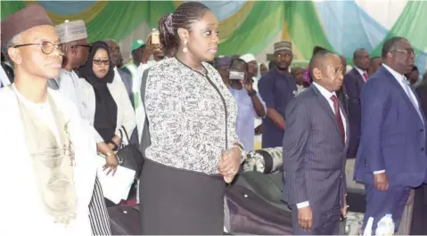  ??  ?? Kaduna State governor, Nasir El-rufai (left); Minister of Finance, Mrs. Kemi Adeosun; Accountant General of the Federation, Ahmed Idris and Executive Chairman, Federal Inland Revenue Service (FIRS), Babatunde Fowler; at a symposium on the Voluntary...