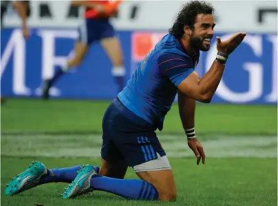  ?? EPA ?? BLOWING KISSES: France’s Yoann Huget believes the Springboks will be strong, and not at all friendly.