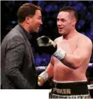  ??  ?? REFLECTIVE: Despite defeat, Parker hopes promoter Eddie Hearn will bring him back to box in the UK