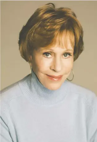 ?? MABEL CAT INC. ?? Carol Burnett, recently honoured with the Stephen Sondheim Award, was thought of fondly by the late composer, who praised her graciousne­ss. The pair knew each other for 60 years and were good friends.