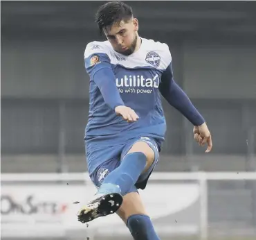  ?? ?? NEW SIGNING: Town loanee Pierce Bird in action during his time at Eastleigh. Photo: Getty Images.