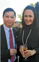  ??  ?? Paul Loo and wife Joy, who’s from Cebu