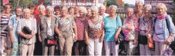  ?? FOTO: SENIOREN CLUB ST. MARTIN ?? Die Senioren beim Ausflug nach Kürnbach.