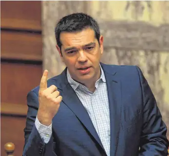  ?? FOTO: DPA ?? Skeptische Geldgeber, kritische Linke, besorgte Bürger: Alexis Tsipras muss es allen recht machen.