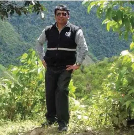  ??  ?? OCCISO. Este es Humberto Pillajo, quien se desempeñab­a como chofer en la Fiscalía Provincial en Otavalo.