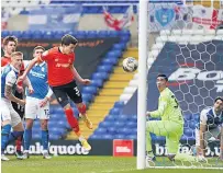  ??  ?? POTTY TIME Ben Potts will have been tickled to score winner