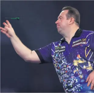  ??  ?? Historymak­er: Brendan Dolan became the third Ulsterman to win at Ally Pally this week