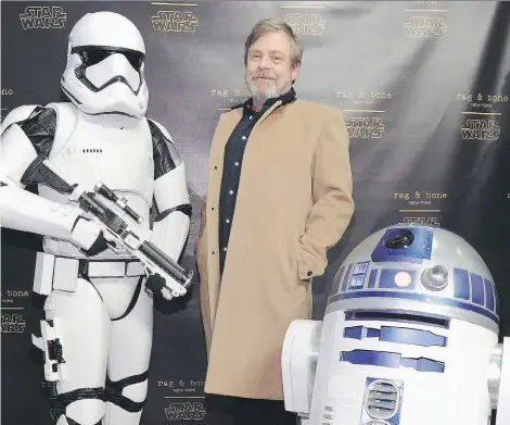  ?? GETTY IMAGES ?? Mark Hamill has learned to relinquish aspects of Luke Skywalker’s identity as younger actors redefine Star Wars for a new audience.