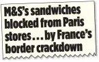  ??  ?? REVEALED: How The Mail on Sunday told of export problems a month ago