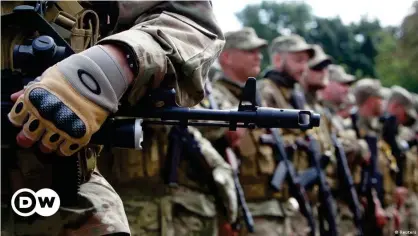  ?? ?? Бойцы украинских вооруженны­х сил (Фото из архива)