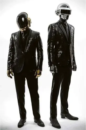  ?? Chad Batka/The New York Times ?? Guy Manuel de Homem-Christo e Thomas Bangalter, do Daft Punk