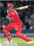  ??  ?? Keaton Jennings