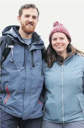  ?? PICTURE BY PAUL CANAVAN ?? Jeff Parsons and Ruth Quinn at the recent Coney Island Challenge.