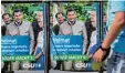  ?? Foto: Hoppe, dpa ?? Das neue CSU Plakat.