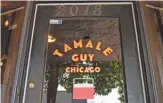  ?? ANTHONY VAZQUEZ/SUN-TIMES ?? Tamale Guy Chicago is located at 2018 W. Chicago Avenue.