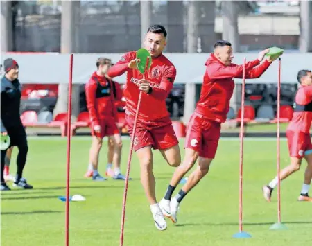  ?? CORTESÍA: TOLUCA FC ?? Toluca buscará mantener su buen paso como local en la recta final del torneo