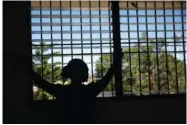  ?? AP PHOTO/ODELYN JOSEPH ?? A woman who did not want to give her name for fear of retaliatio­n poses for a photo Jan. 20 during an interview at a clinic near Port-au-Prince, Haiti.